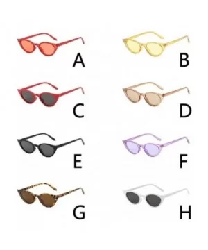 Outdoor Glasses Women Men Vintage Sunglasses Cat Eye Irregular Shape Protect Eyes Novel Unisex Beach Glasses - D - CB196N4ADN...