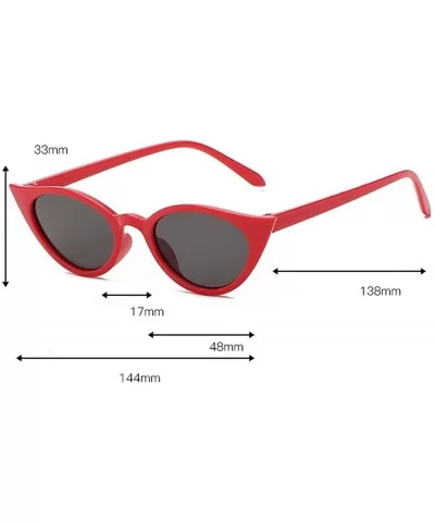 Outdoor Glasses Women Men Vintage Sunglasses Cat Eye Irregular Shape Protect Eyes Novel Unisex Beach Glasses - D - CB196N4ADN...