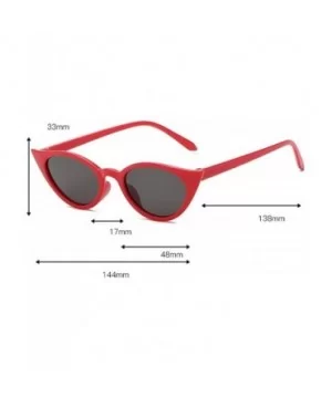 Outdoor Glasses Women Men Vintage Sunglasses Cat Eye Irregular Shape Protect Eyes Novel Unisex Beach Glasses - D - CB196N4ADN...