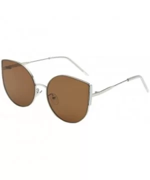 Sunglasses Fashion Irregular Polarized - Brown - CT18U8NDAHY $8.68 Rectangular