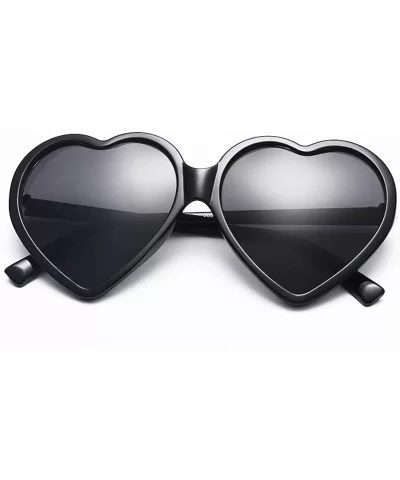 Heart Shape Sunglasses Cute Sweet Girls Stylish Goggle Love Heart-Shaped Sun Glasses Valentine's Day Present - CI18SZ4CYL7 $5...