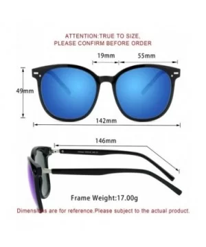 Oversize Polarized Sunglasses-UV400 Protection-Retro for Men/Women - Laus Unique_c1_blue - C818W4K0ZXC $17.40 Oval