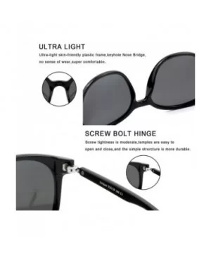 Oversize Polarized Sunglasses-UV400 Protection-Retro for Men/Women - Laus Unique_c1_blue - C818W4K0ZXC $17.40 Oval