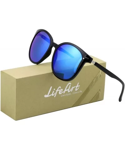 Oversize Polarized Sunglasses-UV400 Protection-Retro for Men/Women - Laus Unique_c1_blue - C818W4K0ZXC $17.40 Oval