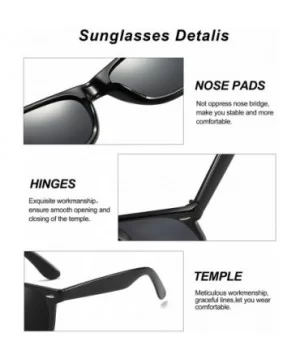 Vintage Polarized Sunglasses for Men Retro Women Square Sun Shades Driving Glasses UV400 Protection with Case - CL18RL06MH8 $...