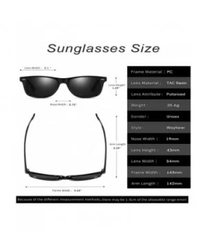 Vintage Polarized Sunglasses for Men Retro Women Square Sun Shades Driving Glasses UV400 Protection with Case - CL18RL06MH8 $...