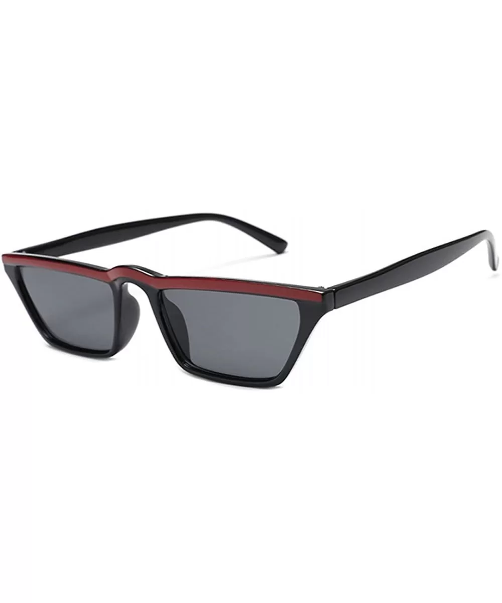 retro square sunglasses personality small frame glasses - C3 - C118CYZL7Z5 $17.34 Square