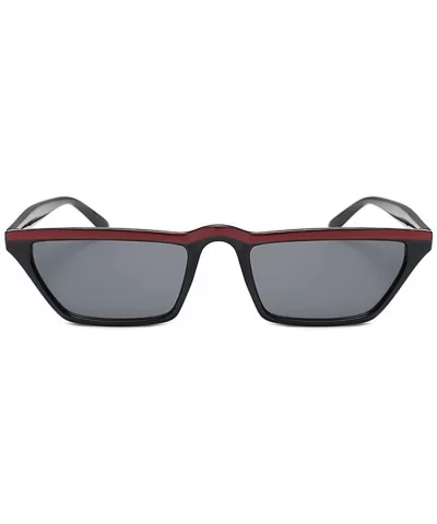 retro square sunglasses personality small frame glasses - C3 - C118CYZL7Z5 $17.34 Square