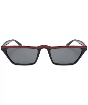 retro square sunglasses personality small frame glasses - C3 - C118CYZL7Z5 $17.34 Square