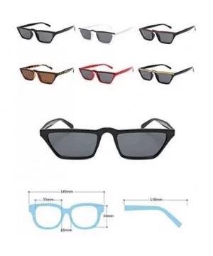 retro square sunglasses personality small frame glasses - C3 - C118CYZL7Z5 $17.34 Square