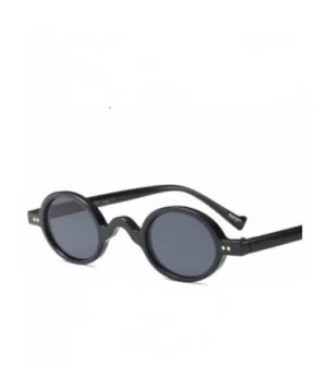 Small Round Retro Sunglasses Men Women Rivet Steampunk Leopard Tea C1 Leopard - C1 Leopard - CC18YQTKGS0 $6.14 Aviator