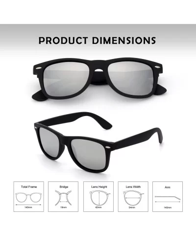 Classic Brand Design Polarized Sunglasses for Men Women GQF0 - F0 Black Silver - C317YK2R24T $7.04 Aviator