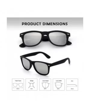 Classic Brand Design Polarized Sunglasses for Men Women GQF0 - F0 Black Silver - C317YK2R24T $7.04 Aviator