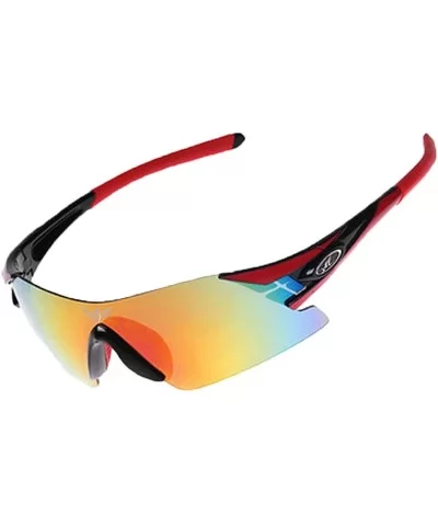 Polarized Sunglasses Interchangeable Cycling Baseball - Black - CA184KCHUH4 $30.17 Sport