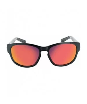 Vesper Unisex Sunglasses - Matte Black Frame - 2 Sets Lens Smoke with Red Mirror - Copper - CK18RR0OXSL $56.56 Sport