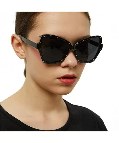 New unisex myopia polarized sunglasses custom myopia minus lens oversized ladies sunglasses - CB18SYYA78Y $13.52 Oversized