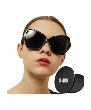 New unisex myopia polarized sunglasses custom myopia minus lens oversized ladies sunglasses - CB18SYYA78Y $13.52 Oversized