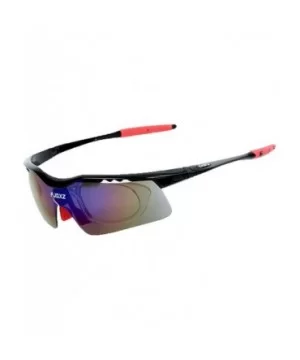 Polarized Sunglasses Interchangeable Cycling Baseball - Black - C5184KDL6KA $59.74 Sport