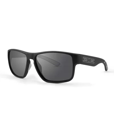 Charlie Sport Motorcycle Sunglasses Black Frame with Smoke Polarized Lens - CS18GQI5GH8 $18.72 Sport