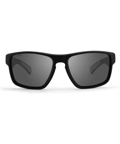 Charlie Sport Motorcycle Sunglasses Black Frame with Smoke Polarized Lens - CS18GQI5GH8 $18.72 Sport