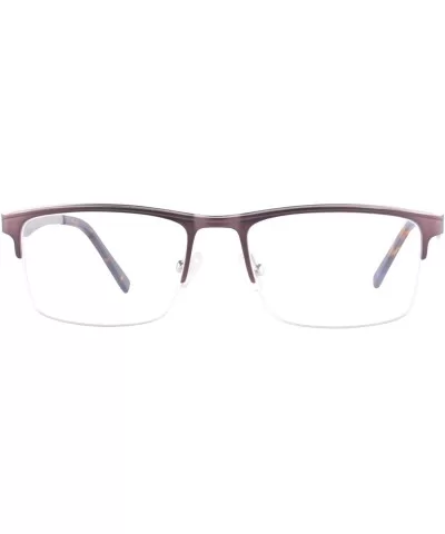 Men's Anti Blue Blocking Computer Hyperopia Glasses-LH4090 - C7-brown&demi - C118KODA7GM $36.01 Rectangular