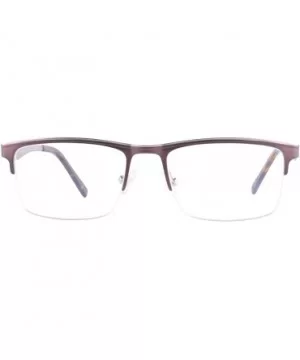 Men's Anti Blue Blocking Computer Hyperopia Glasses-LH4090 - C7-brown&demi - C118KODA7GM $36.01 Rectangular