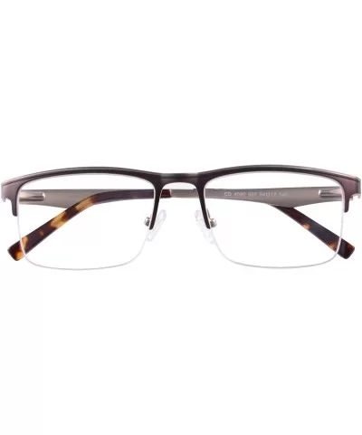 Men's Anti Blue Blocking Computer Hyperopia Glasses-LH4090 - C7-brown&demi - C118KODA7GM $36.01 Rectangular