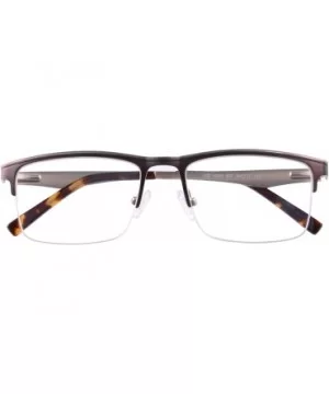 Men's Anti Blue Blocking Computer Hyperopia Glasses-LH4090 - C7-brown&demi - C118KODA7GM $36.01 Rectangular