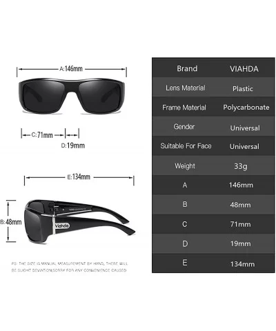 DESIGN Men Classic Polarized Sunglasses Male Sport Fishing Shades Eyewear UV400 Protection - CU18AL847MN $8.62 Goggle