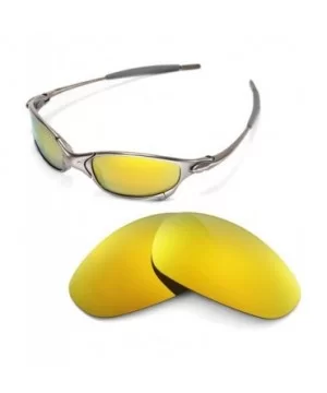 Replacement Lenses Juliet Sunglasses - 14 Options Available - 24k Gold Mirror Coated - Polarized - CJ117QX2E0F $14.62 Shield