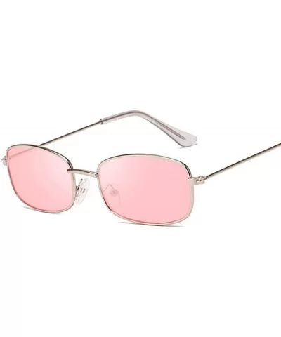 Rectangle Sunglasses Men Women Sun Glasses Fashion Summer Gafas Feminino Oculos De Sol - Goldgray - CK197A2I5U0 $28.22 Square