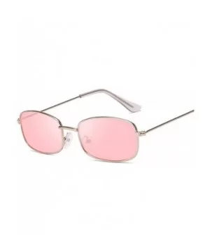 Rectangle Sunglasses Men Women Sun Glasses Fashion Summer Gafas Feminino Oculos De Sol - Goldgray - CK197A2I5U0 $28.22 Square