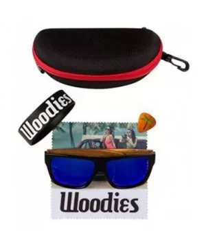 Zebra Wood Aviator Wrap Sunglasses with Polarized Lenses - CQ180ZISZCE $27.35 Wrap