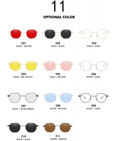 Multi Shades Steampunk Men Sunglasses Retro Vintage Brand Designer Women Fashion Summer Glasses UV400 - CB197A34SDE $30.91 Oval