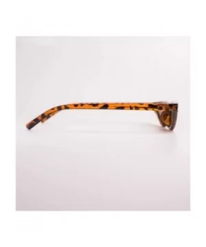 New Small Sunglasses Women Cat Eye Vintage Black Leopard Red Triangle C7 - C5 - C118YQUCG2Y $5.18 Aviator