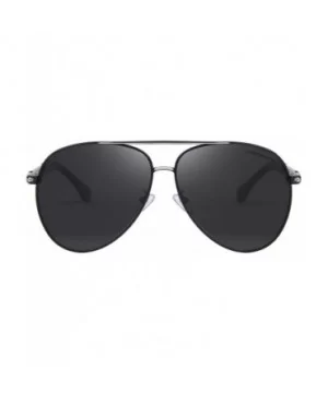 Design Men Sunglasses HD Polarized Luxury Shades UV400 S8728 - Black - CK12IW30MOH $13.93 Aviator