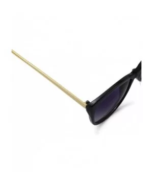 Women Sunglasses Retro Black Drive Holiday Oval Non-Polarized UV400 - Black - C818R83HOY8 $7.44 Oval