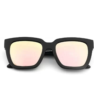 Classic style Sunglasses for Men or Women Plate Resin UV 400 Protection Sun glasses - Pink - CR18SASA8MT $11.69 Sport