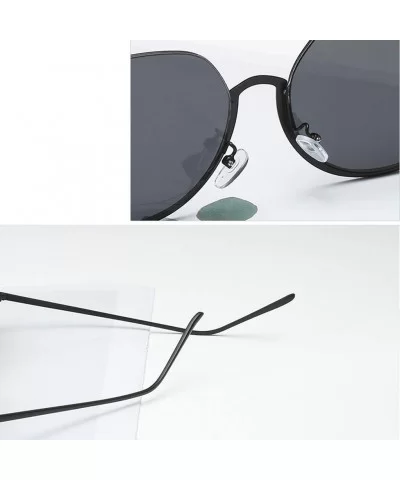 Oversize Vintage Sunglasses Protection - Blck - C81973CZK7C $7.21 Oversized