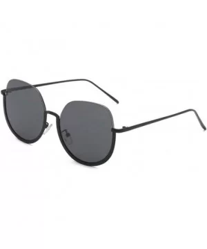 Oversize Vintage Sunglasses Protection - Blck - C81973CZK7C $7.21 Oversized