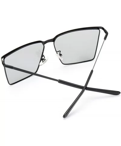 Photochromic Sunglasses Polarized Protection - Black - CV18SAY6LME $13.46 Square