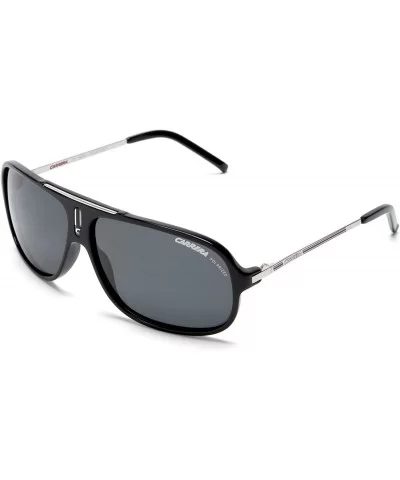 Cool/S Polarized Pilot Sunglasses - Black and Palladium Frame/Grey Lens - 65 mm - C5113BK95DV $49.16 Aviator