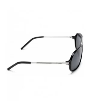 Cool/S Polarized Pilot Sunglasses - Black and Palladium Frame/Grey Lens - 65 mm - C5113BK95DV $49.16 Aviator