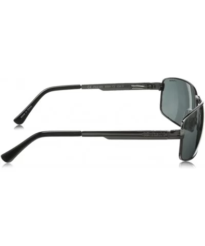 P4416/S Rectangular Sunglasses - Gunmetal & Gray Polarized - C911J8PCX91 $48.58 Round