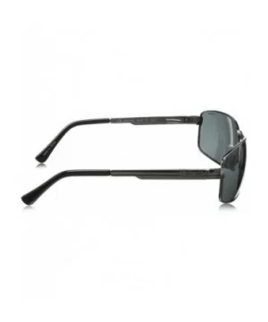 P4416/S Rectangular Sunglasses - Gunmetal & Gray Polarized - C911J8PCX91 $48.58 Round