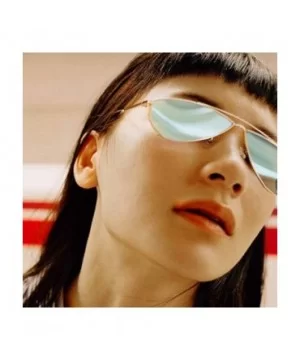 Women Retro Cat Eye Style Small Frame Suncreen Sunglasses - Gold Frame Black Lens - CC18WTGIAMK $7.86 Cat Eye