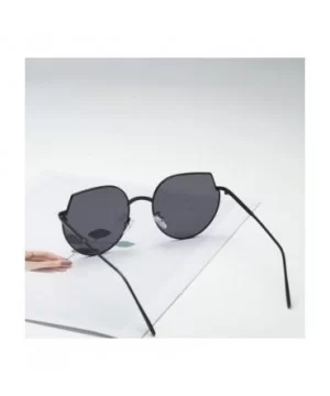 Women's Polarized Sunglasses Glasses Vintage Retro - Irregular Shape Mirrored Sunglasses for Women Flat - C - CB19076WIH5 $8....