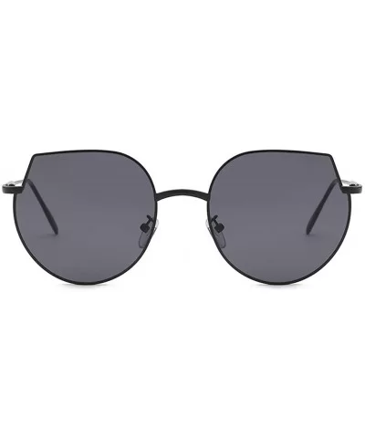 Women's Polarized Sunglasses Glasses Vintage Retro - Irregular Shape Mirrored Sunglasses for Women Flat - C - CB19076WIH5 $8....