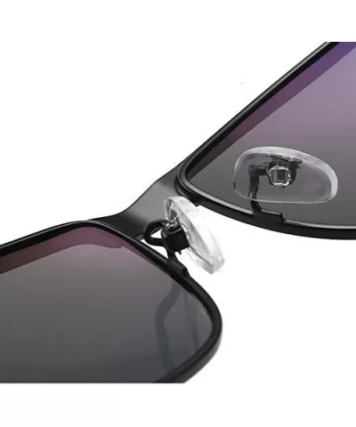 Rectangle Fashion Sunglasses for Men Polarized- Rimless Metal Sun Glasses for Outdoor Sport - CV196NWUKUS $12.16 Sport