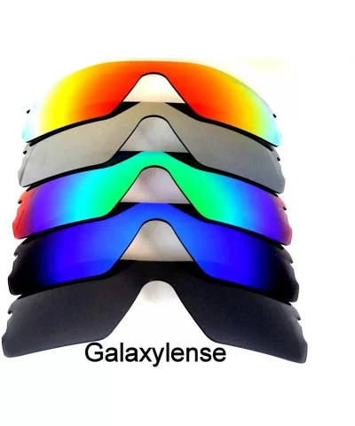 Replacement Lenses Radar Path Black&Blue&Green&Gray&Red Color Polarized 5 Pairs - CK128FXQNVZ $24.83 Oversized